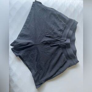 Navy blue sweat shorts